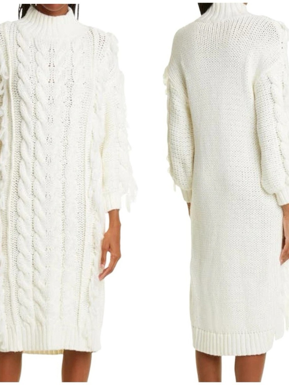 Farm Rio Cable Knit Dress